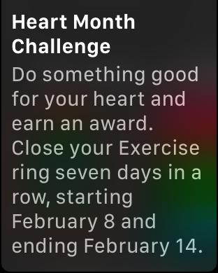 Heart Month Challenge achivement