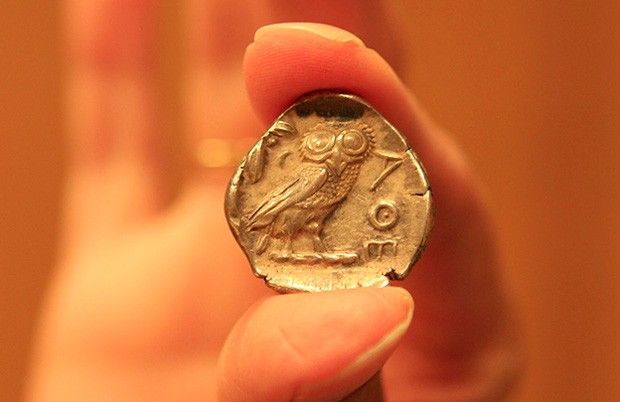 Ancient Greek coin forged sometime after 449 BC