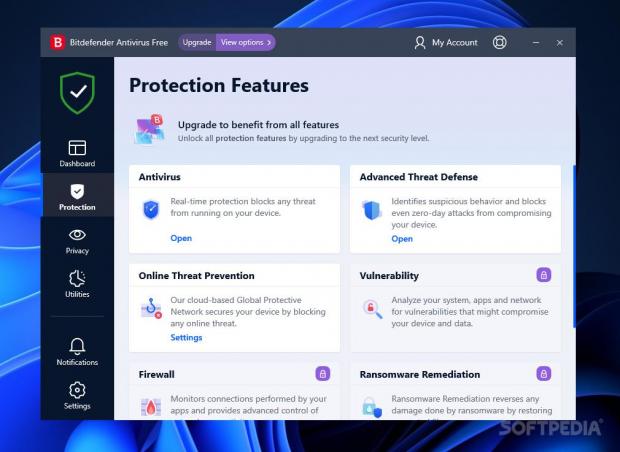 Manage your protection features