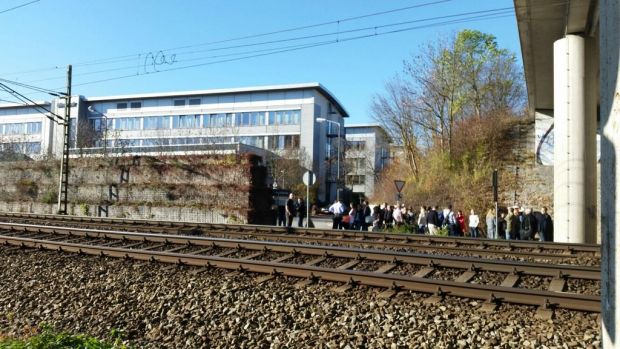 Microsoft employees being evacuated from German HQ
