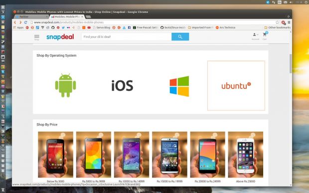 Ubuntu Touch on Snapdeal