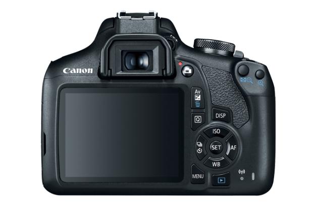 Canon EOS Rebel T7 back view