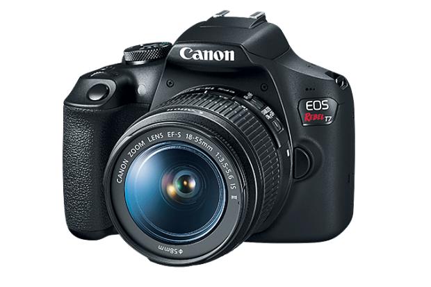 Canon EOS Rebel T7 front view