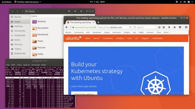 Ubuntu 17.10 with GNOME Shell