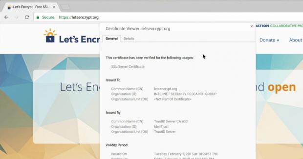 Certificate Viewer in Chrome OS