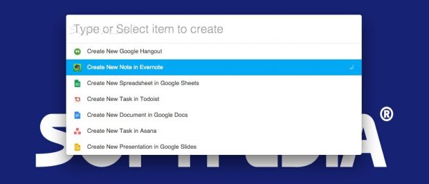 You can quickly create new documents, spreadsheets or tasks with a simple command.