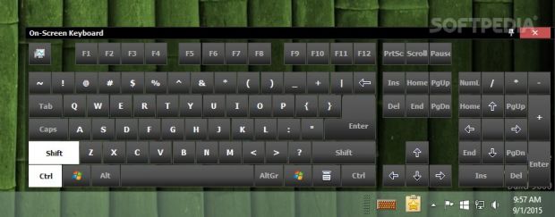 You can work with an on-screen keyboard