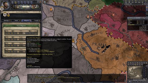 Crusader Kings II: Conclave realm decisions
