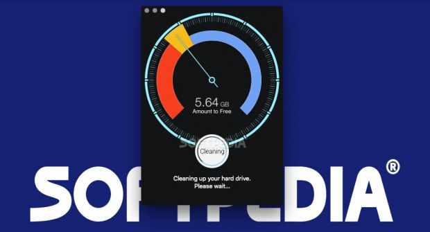 Disk Diag displays a colorful animation that lets you visualize how much space has been freed