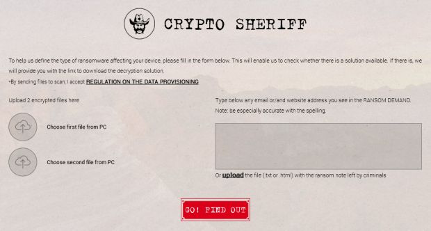 Crypto Sheriff service