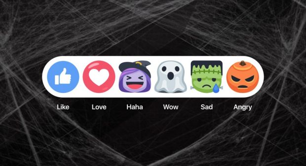Facebook Halloween Reactions