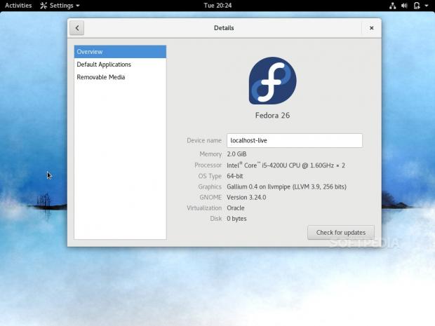GNOME 3.24 available in the Workstation edition