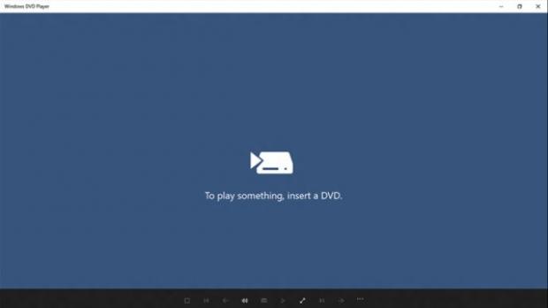 The Windows 10 DVD Player App