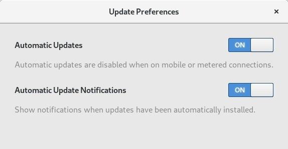 Automatic Updates in GNOME 3.30