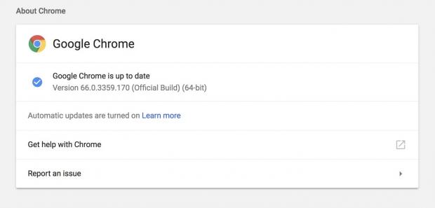 Google Chrome 66.0.3359.170 released