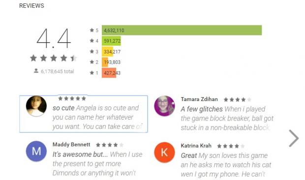 Android app reviews