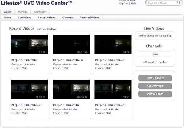 Screenshot of PLQ's video camera feeds