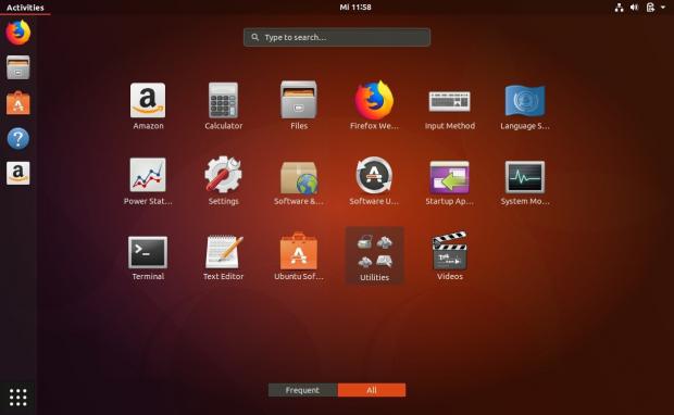 Ubuntu 18.04 LTS minimal installation apps