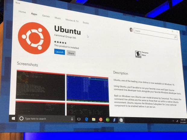 Ubuntu in the Windows Store
