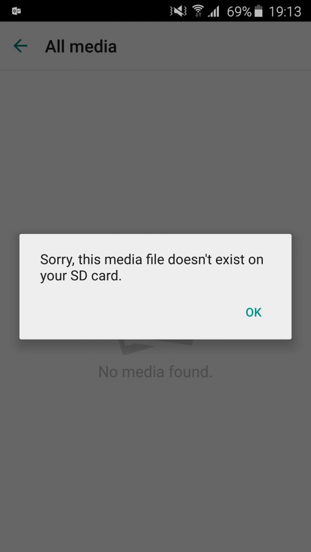 Sorry, this media file doesn't exist on your SD card