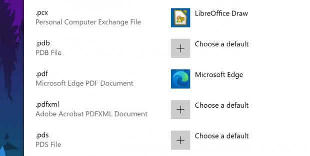 Microsoft Edge is the default PDF client in Windows 10