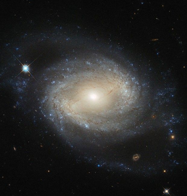 Hubble view of barred spiral galaxy NGC 4639