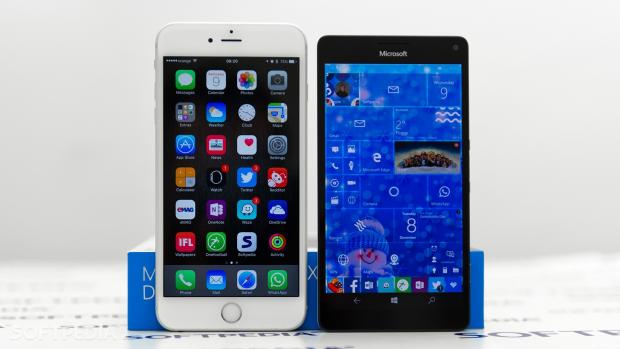 The good old times: iPhone 6s Plus and Lumia 950 XL
