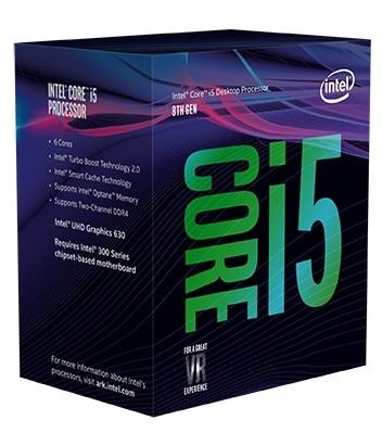 8th Gen Intel Core i5-8400 with six cores