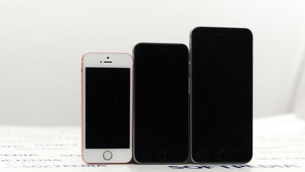 iPhone SE, iPhone 6s, and iPhone 6s Plus