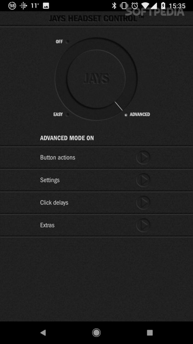 JAYS Headset Control Advanced mode