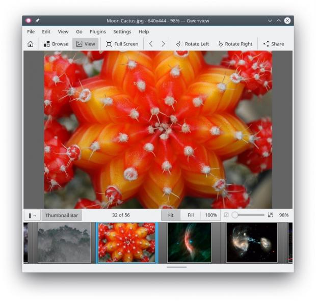 Gwenview image viewer and organizer