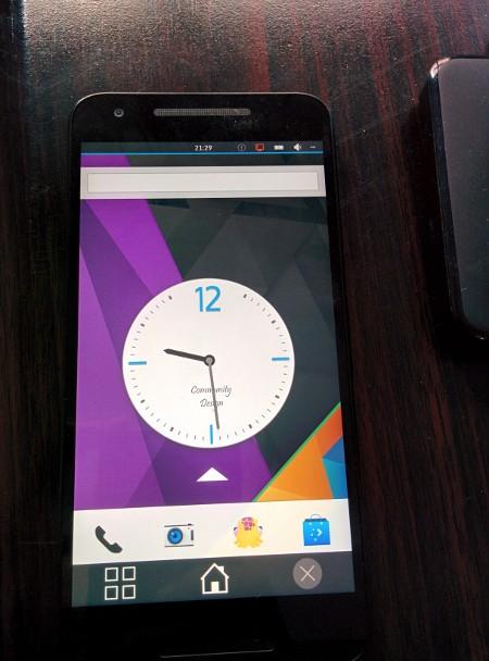Plasma Mobile running on Nexus 5X