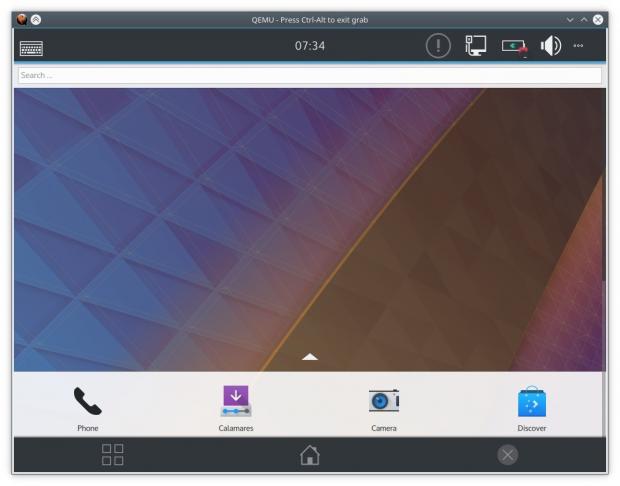KDE Plasma Mobile on QEMU/KVM