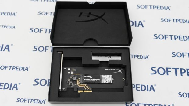 HyperX Predator PCIe packaging all neat covered in protective foam