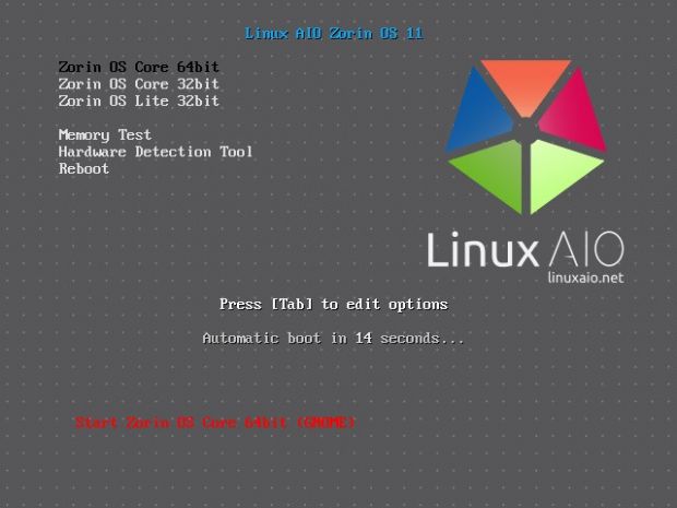 Linux AIO Zorin OS 11