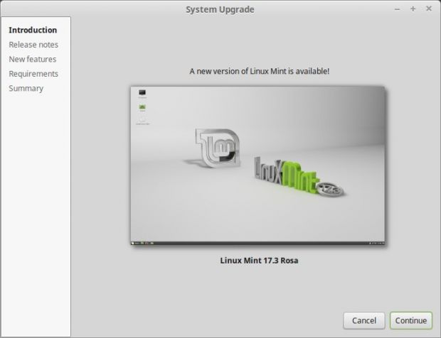 Upgrading to Linux Mint 17.3 "Rosa"