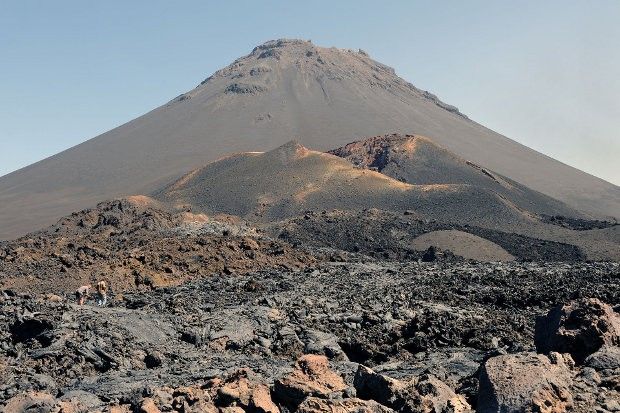 The Fogo volcano last erupted in 2014