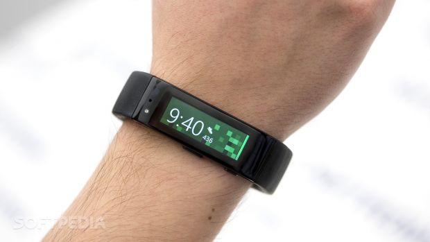 The first-generation Microsoft Band