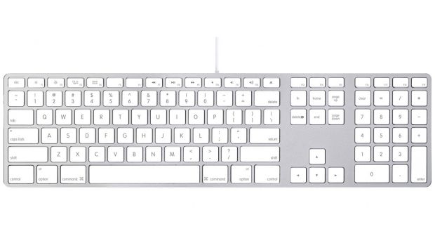 This is what Apple's keyboard looks like