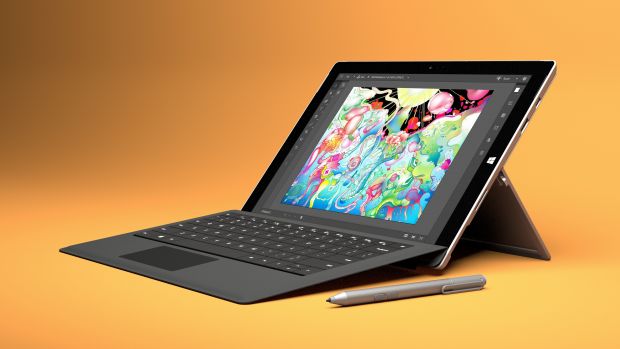 The Surface Pro 3 also comes in with an integrated kickstand