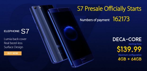 Elephone S7 price options