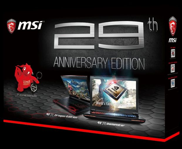 The MSI 29th anniversary edition will bring many hidden features