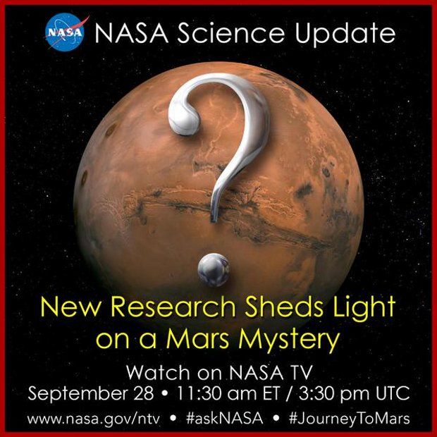 Major Mars finding to be announced minutes from now