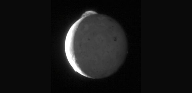 Plume from Io's Tvashtar volcano