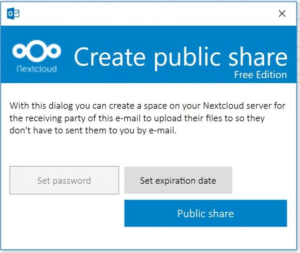 Create public share