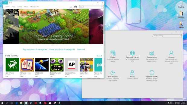 These are the revamped Windows 10 Store and Settings