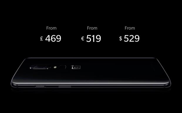 OnePlus 6 price