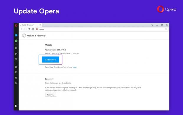 no more updates on opera beta version