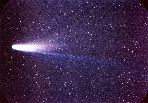Halley's Comet imaged on 8 March 1986