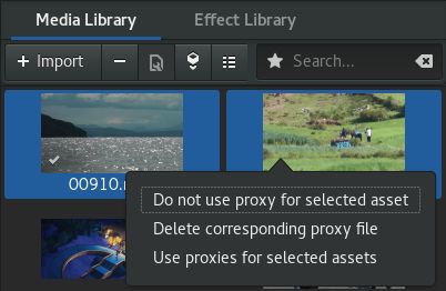 Proxy editing in Pitivi 0.96